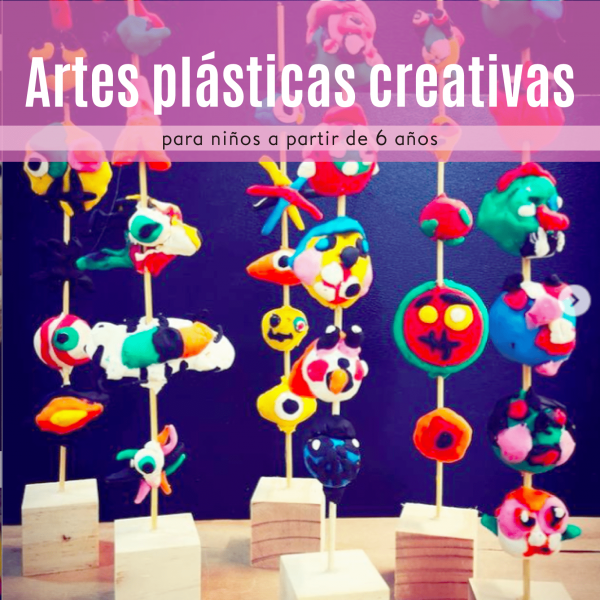 Esculturas plastilina Joan Miró portada curso Artes plásticas creativas